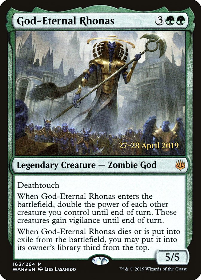 God-Eternal Rhonas [War of the Spark Promos] | Game Haven TX