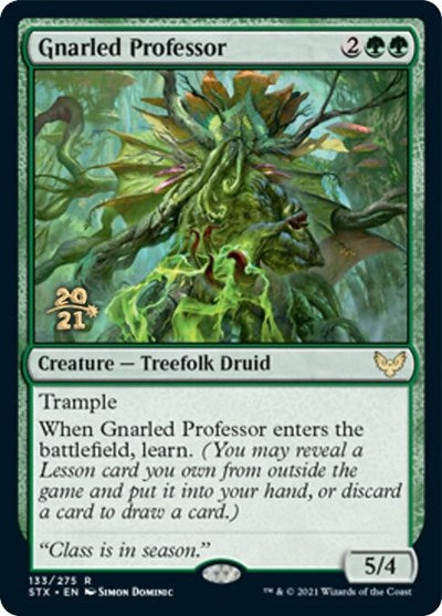 Gnarled Professor (Prerelease) [Strixhaven: School of Mages Prerelease Promos] | Game Haven TX