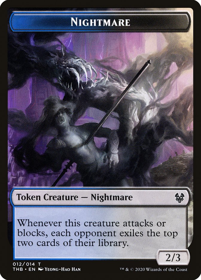 Nightmare Token [Theros Beyond Death] | Game Haven TX