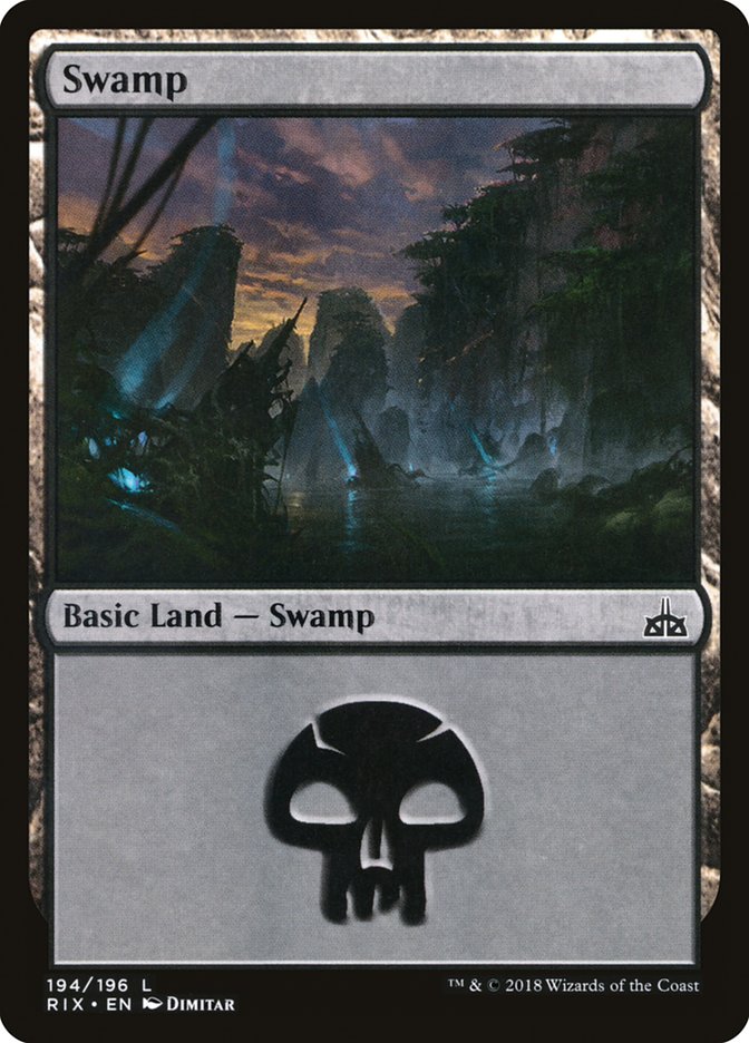 Swamp [Rivals of Ixalan] | Game Haven TX