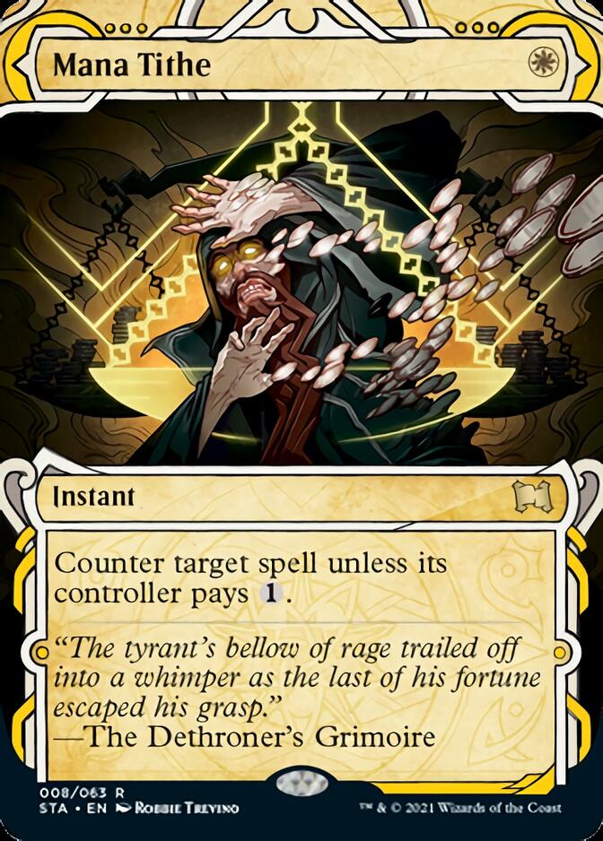 Mana Tithe (Etched Foil) [Strixhaven Mystical Archive] | Game Haven TX