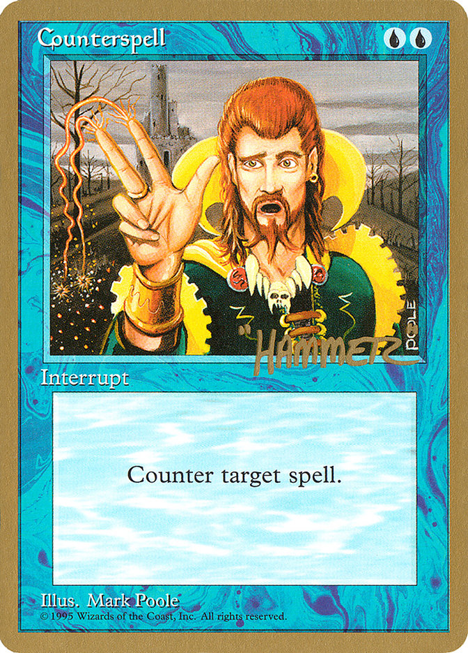 Counterspell (Shawn "Hammer" Regnier) [Pro Tour Collector Set] | Game Haven TX