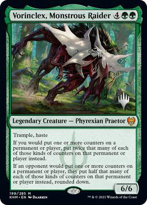 Vorinclex, Monstrous Raider [Kaldheim Promo Pack] | Game Haven TX