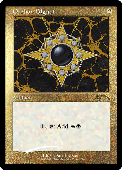 Orzhov Signet (Retro) (Etched Foil) [Secret Lair Drop Series] | Game Haven TX