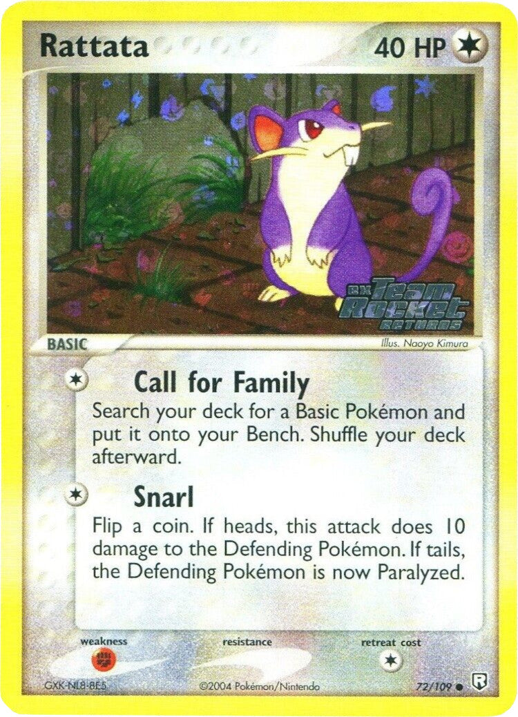 Rattata (72/109) (Stamped) [EX: Team Rocket Returns] | Game Haven TX