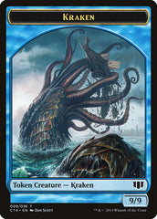 Kraken // Zombie (011/036) Double-sided Token [Commander 2014 Tokens] | Game Haven TX