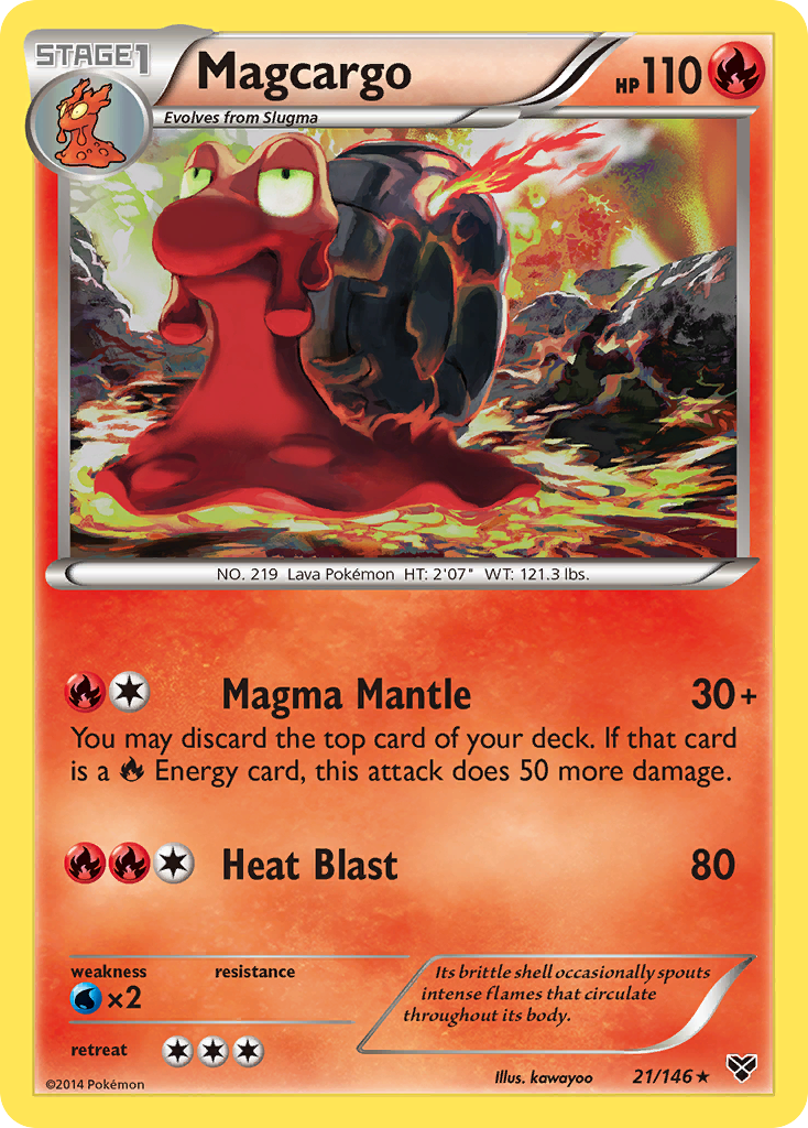Magcargo (21/146) [XY: Base Set] | Game Haven TX