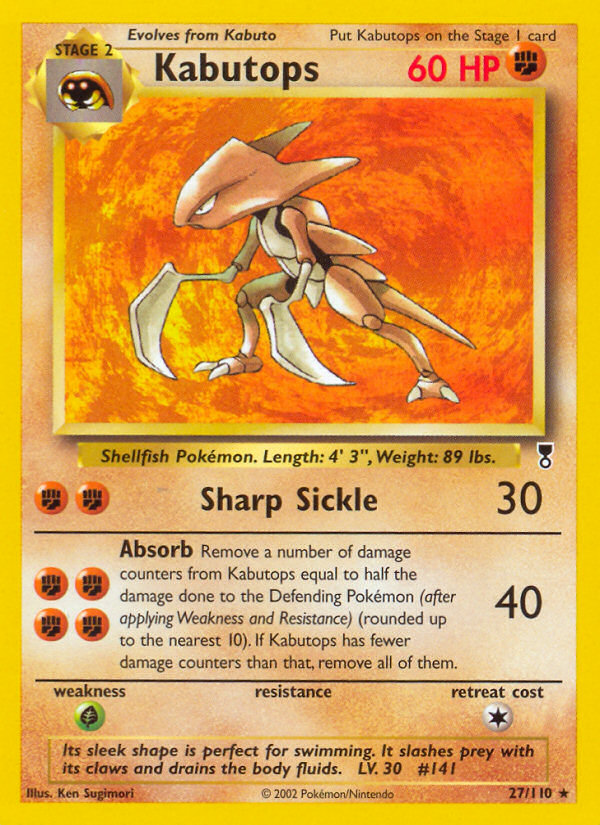 Kabutops (27/110) [Legendary Collection] | Game Haven TX