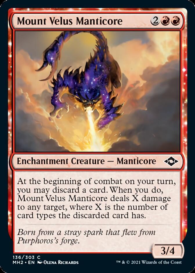 Mount Velus Manticore [Modern Horizons 2] | Game Haven TX
