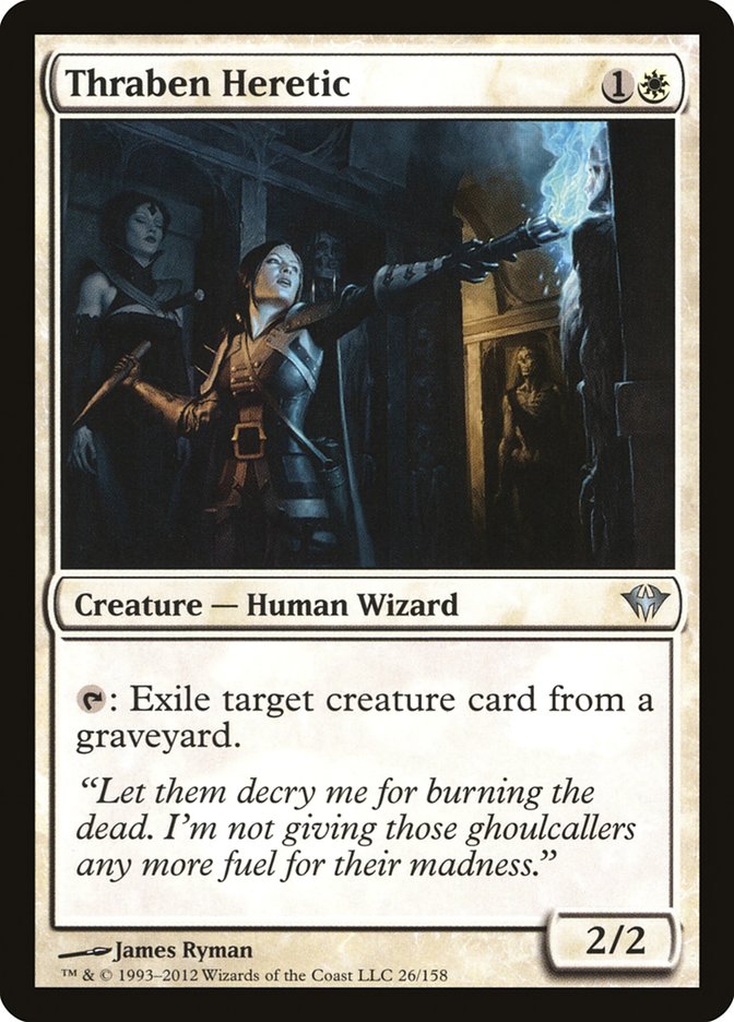 Thraben Heretic [Dark Ascension] | Game Haven TX