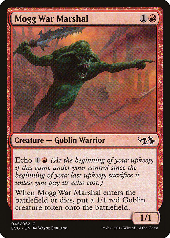 Mogg War Marshal [Duel Decks Anthology: Elves vs. Goblins] | Game Haven TX
