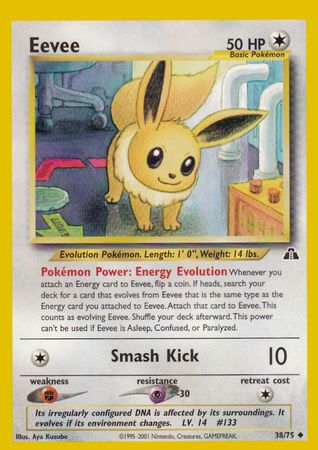 Eevee (38/75) [Neo Discovery Unlimited] | Game Haven TX