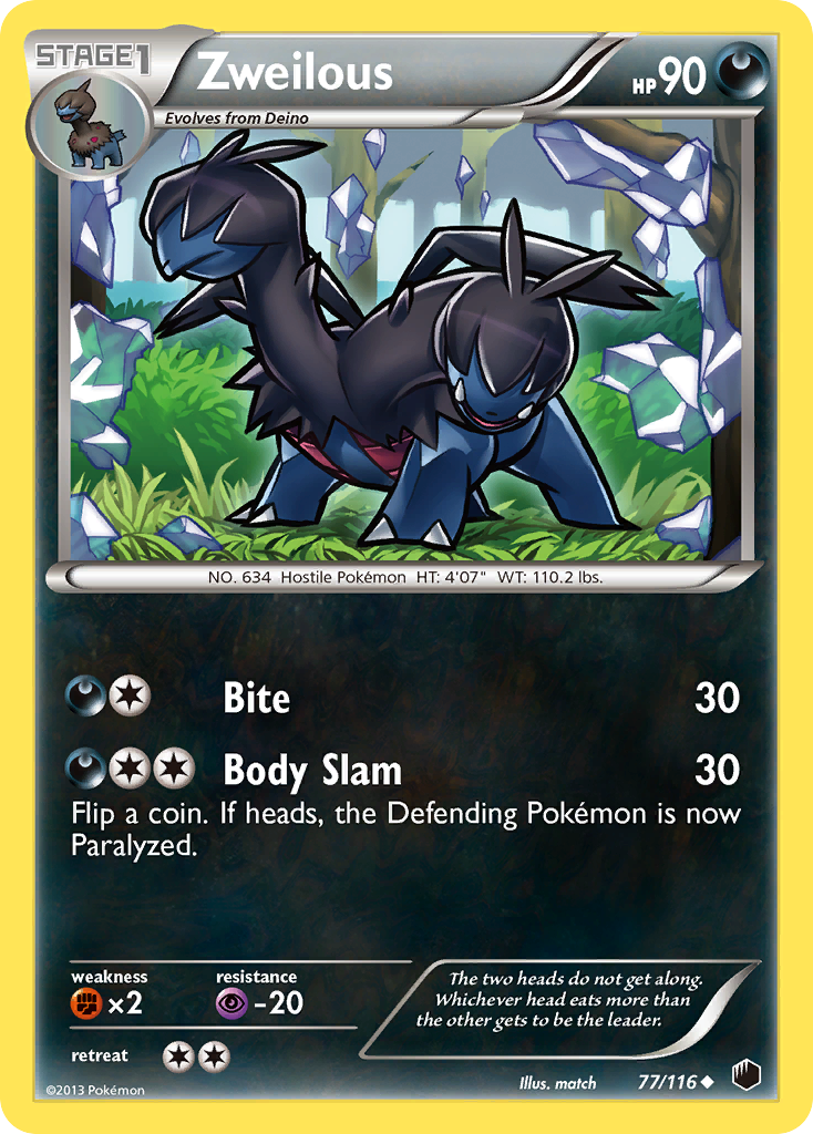 Zweilous (77/116) [Black & White: Plasma Freeze] | Game Haven TX