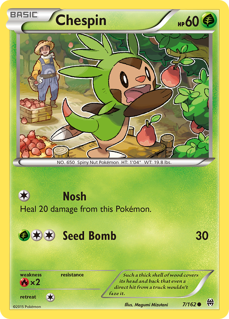 Chespin (7/162) [XY: BREAKthrough] | Game Haven TX