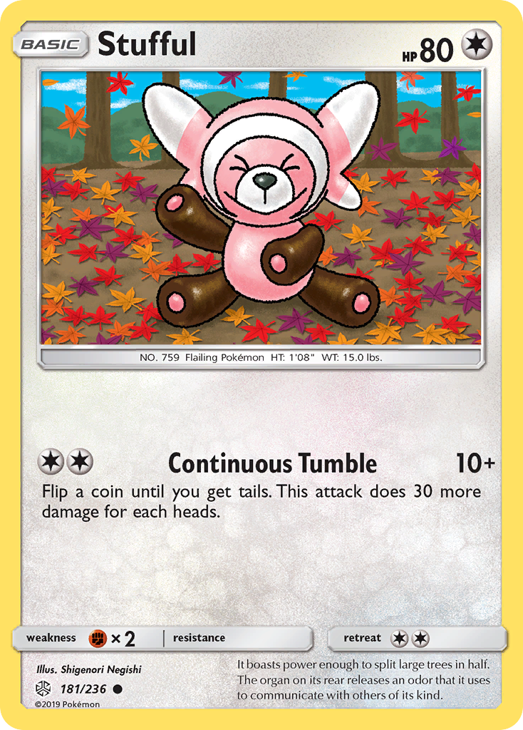 Stufful (181/236) [Sun & Moon: Cosmic Eclipse] | Game Haven TX