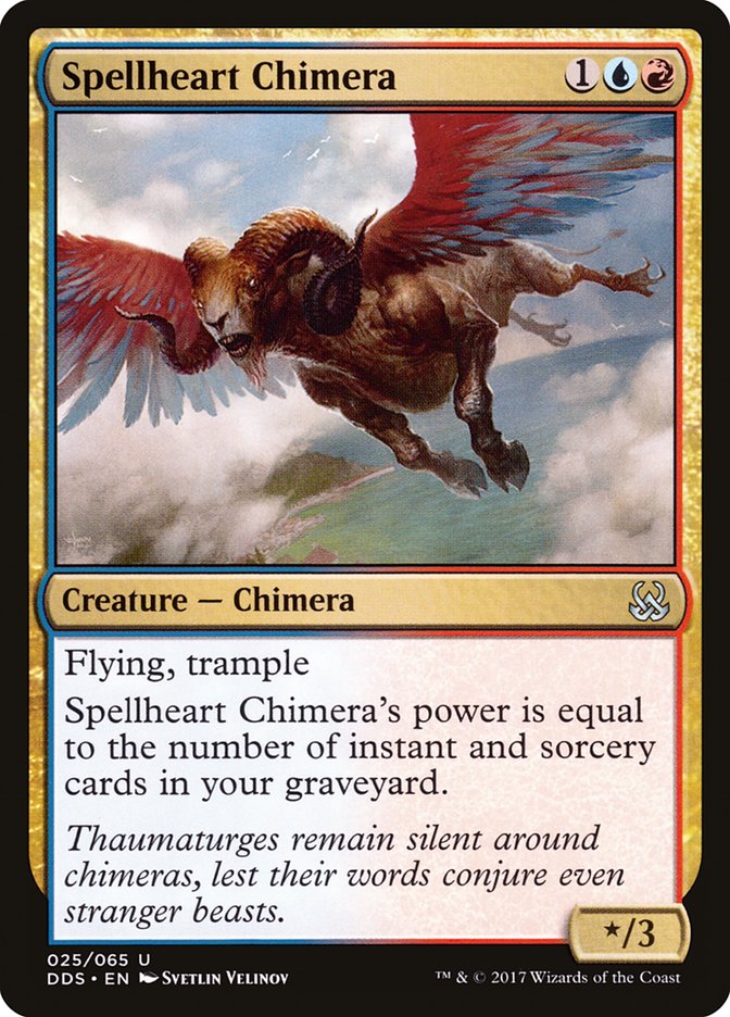 Spellheart Chimera [Duel Decks: Mind vs. Might] | Game Haven TX