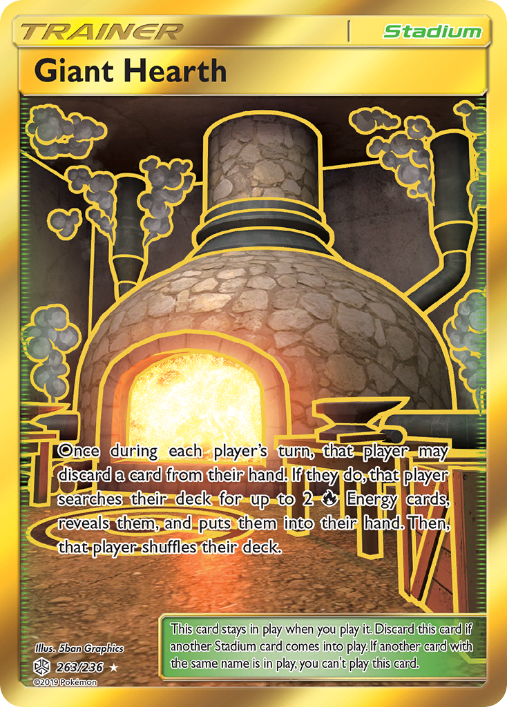 Giant Hearth (263/236) [Sun & Moon: Cosmic Eclipse] | Game Haven TX