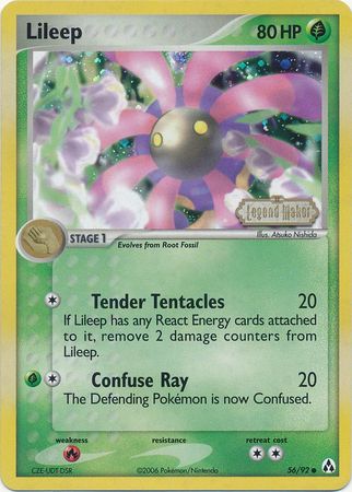 Lileep (56/92) (Stamped) [EX: Legend Maker] | Game Haven TX