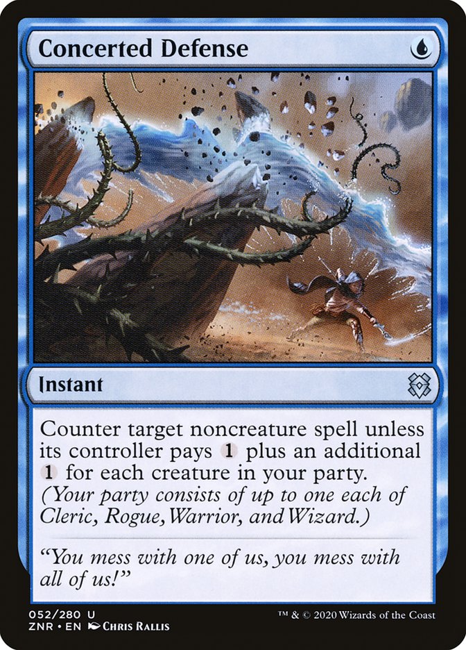 Concerted Defense [Zendikar Rising] | Game Haven TX