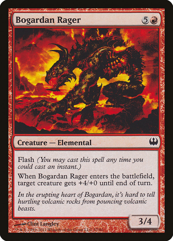 Bogardan Rager [Duel Decks: Knights vs. Dragons] | Game Haven TX