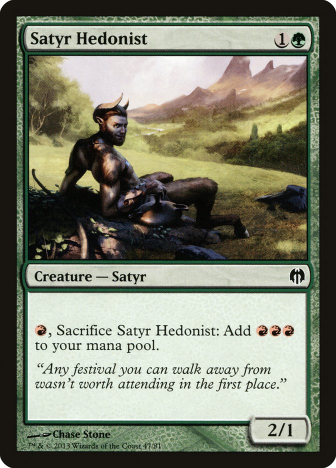 Satyr Hedonist [Duel Decks: Heroes vs. Monsters] | Game Haven TX