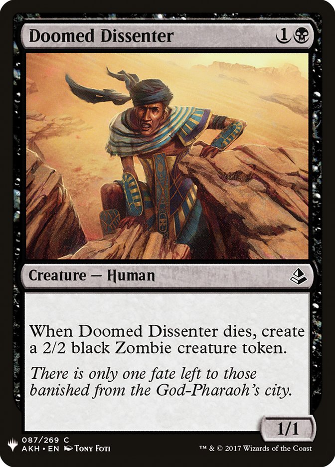 Doomed Dissenter [Mystery Booster] | Game Haven TX