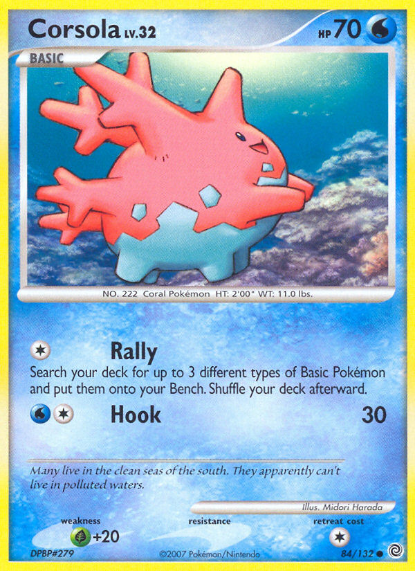 Corsola (84/132) [Diamond & Pearl: Secret Wonders] | Game Haven TX