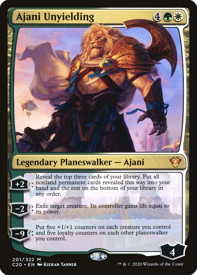 Ajani Unyielding [Commander 2020] | Game Haven TX