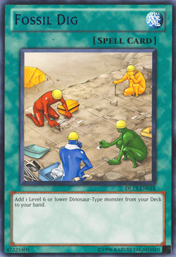 Fossil Dig (Blue) [DL13-EN018] Rare | Game Haven TX