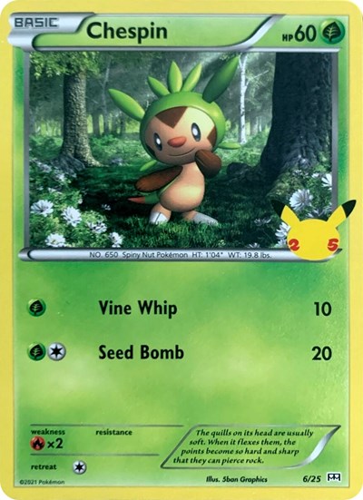 Chespin (6/25) [McDonald's 25th Anniversary] | Game Haven TX