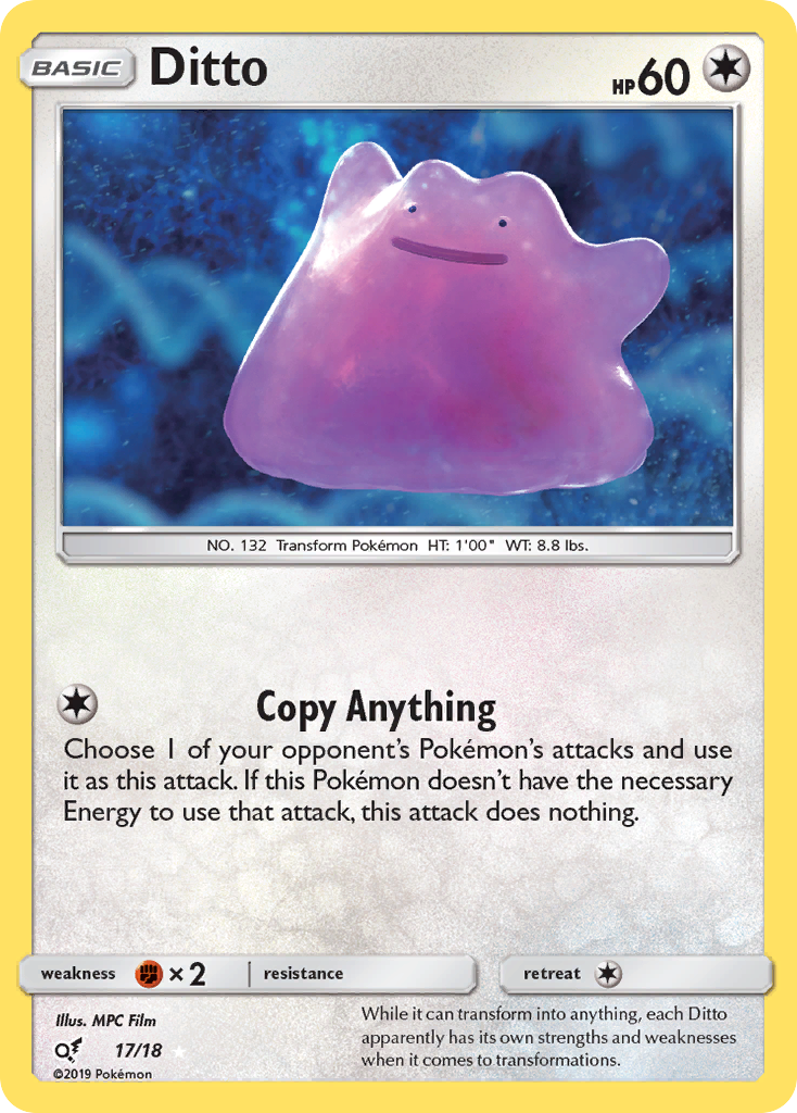 Ditto (17/18) [Sun & Moon: Detective Pikachu] | Game Haven TX