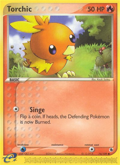 Torchic (74/109) [EX: Ruby & Sapphire] | Game Haven TX