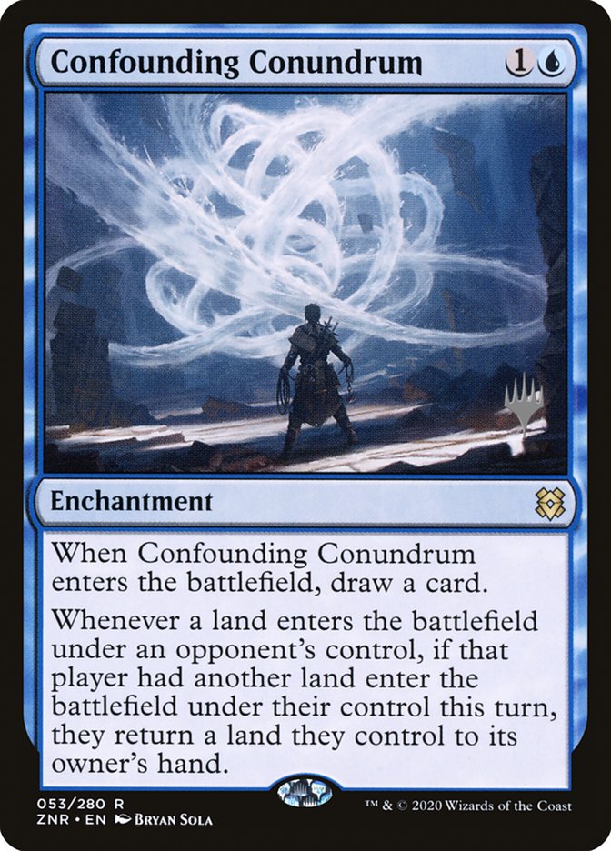 Confounding Conundrum (Promo Pack) [Zendikar Rising Promos] | Game Haven TX