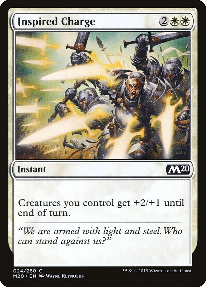 Inspired Charge [Core Set 2020] | Game Haven TX