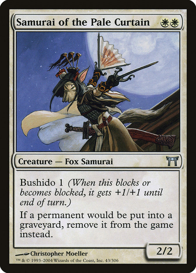 Samurai of the Pale Curtain [Champions of Kamigawa] | Game Haven TX