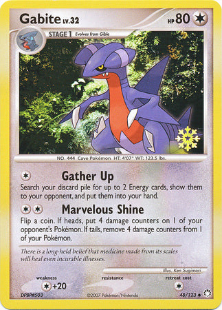 Gabite (48/123) [Countdown Calendar Promos] | Game Haven TX