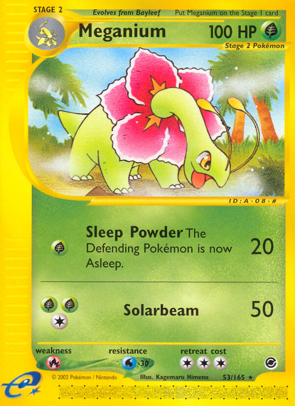 Meganium (53/165) [Expedition: Base Set] | Game Haven TX