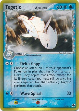 Togetic (11/101) (Delta Species) (Stamped) [EX: Dragon Frontiers] | Game Haven TX