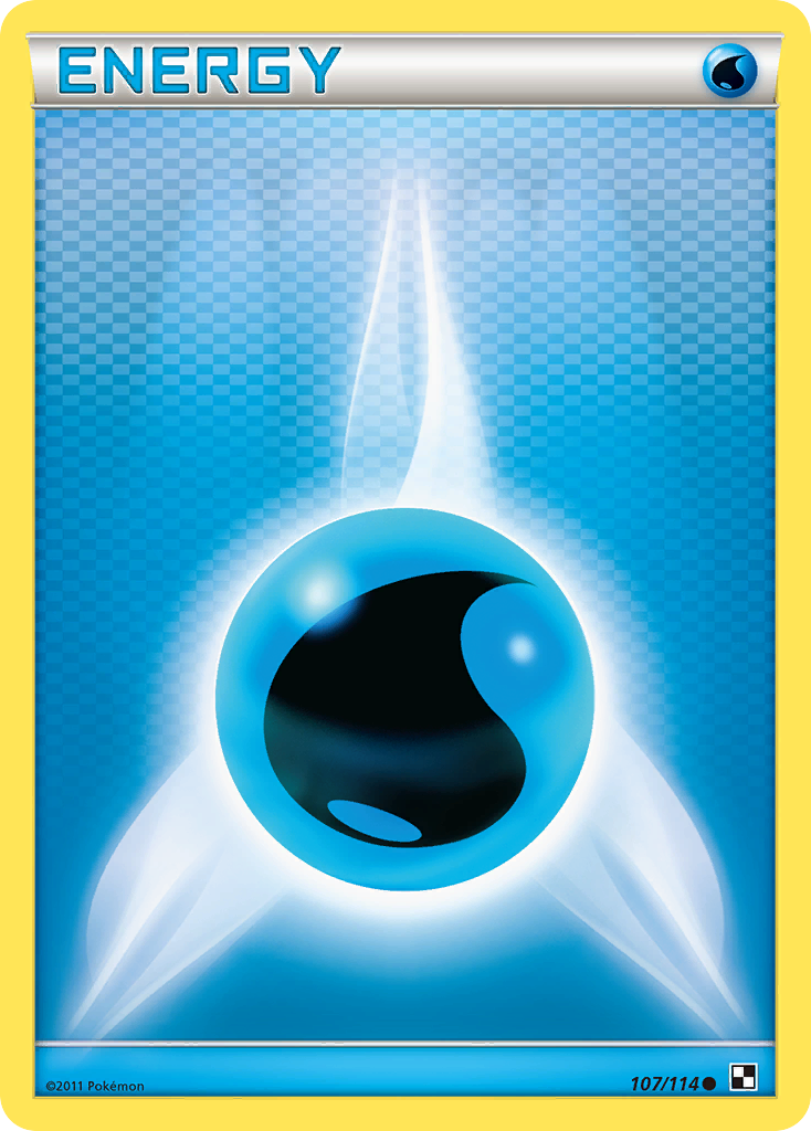 Water Energy (107/114) [Black & White: Base Set] | Game Haven TX