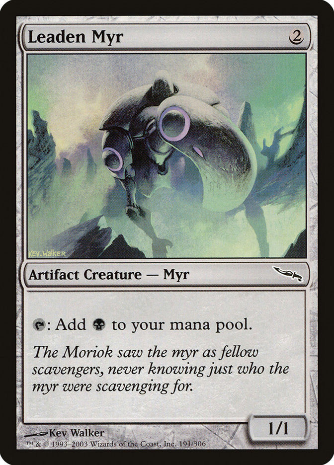Leaden Myr [Mirrodin] | Game Haven TX