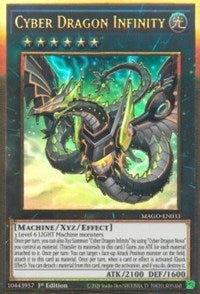 Cyber Dragon Infinity (Alternate Art) [MAGO-EN033] Gold Rare | Game Haven TX