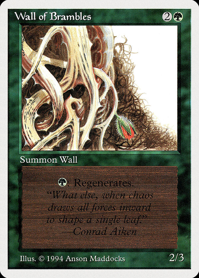 Wall of Brambles [Summer Magic / Edgar] | Game Haven TX