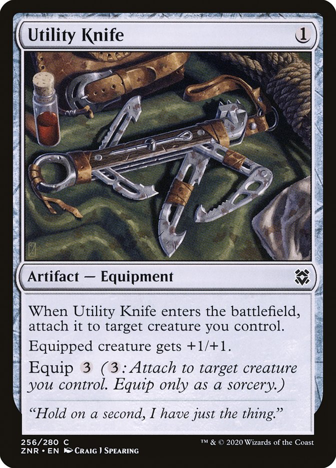 Utility Knife [Zendikar Rising] | Game Haven TX