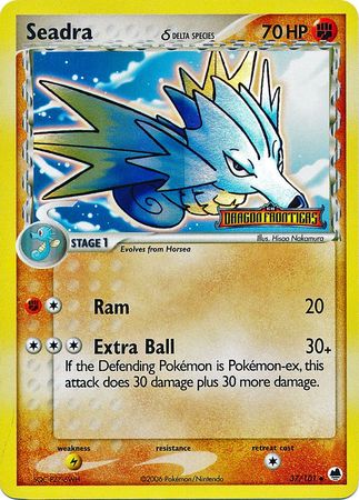 Seadra (37/101) (Delta Species) (Stamped) [EX: Dragon Frontiers] | Game Haven TX