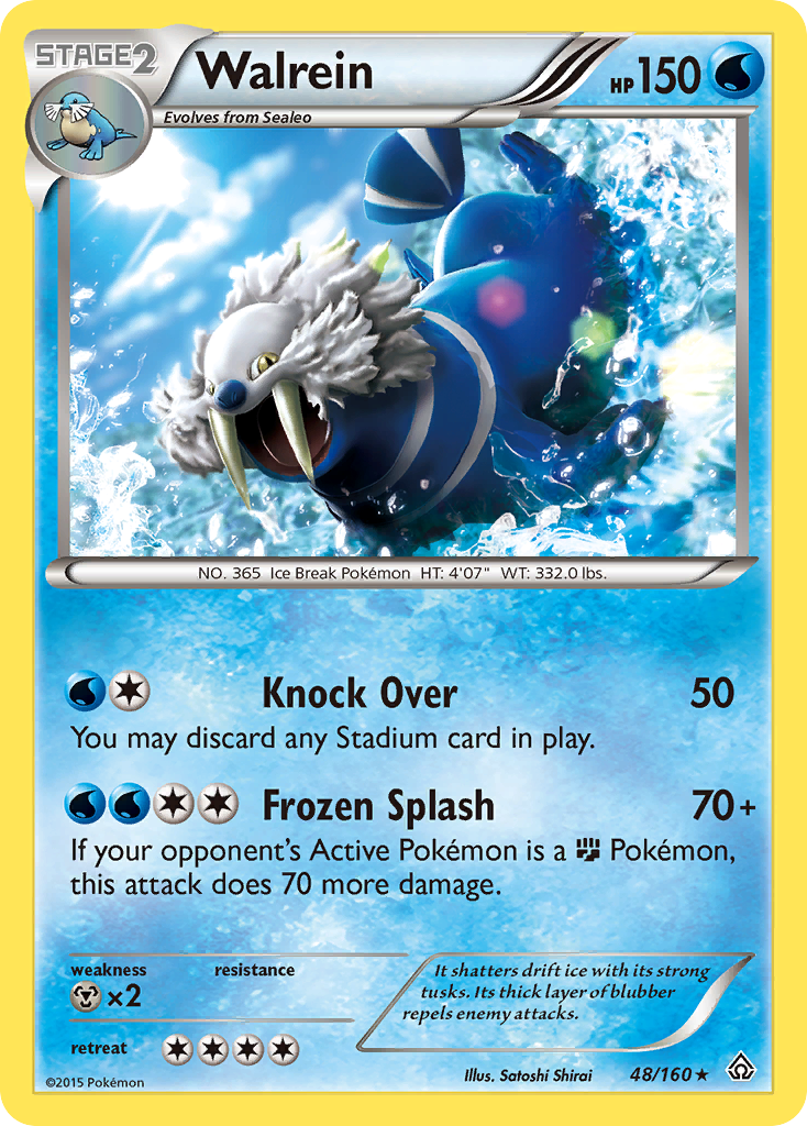 Walrein (48/160) [XY: Primal Clash] | Game Haven TX