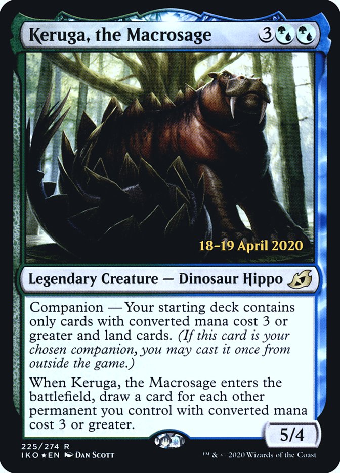 Keruga, the Macrosage [Ikoria: Lair of Behemoths Promos] | Game Haven TX