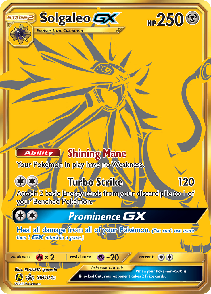 Solgaleo GX (SM104a) [Sun & Moon: Black Star Promos] | Game Haven TX