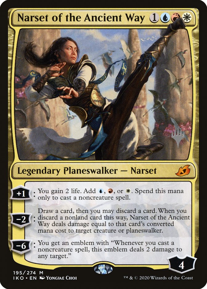Narset of the Ancient Way (Promo Pack) [Ikoria: Lair of Behemoths Promos] | Game Haven TX