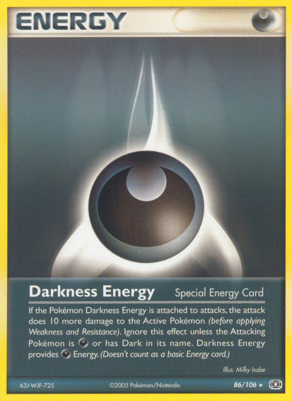 Darkness Energy (86/106) [EX: Emerald] | Game Haven TX