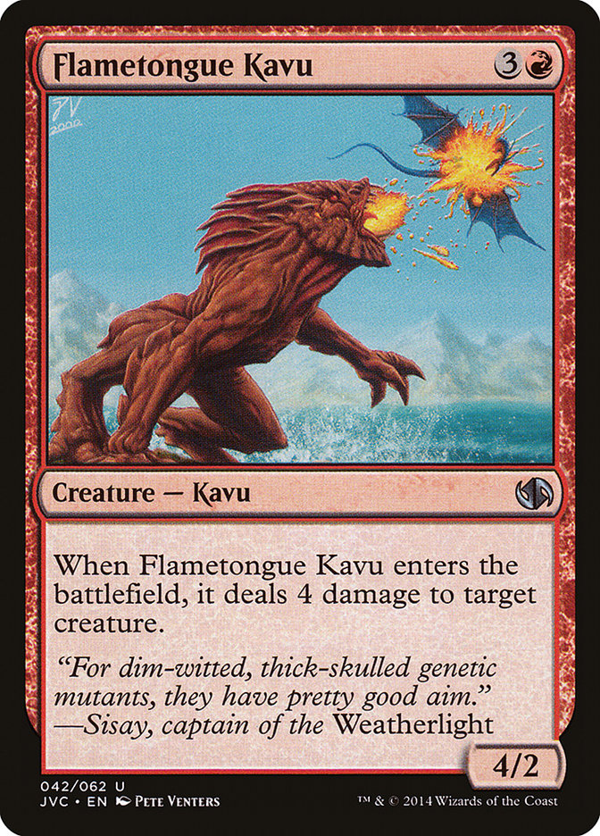 Flametongue Kavu [Duel Decks Anthology: Jace vs. Chandra] | Game Haven TX